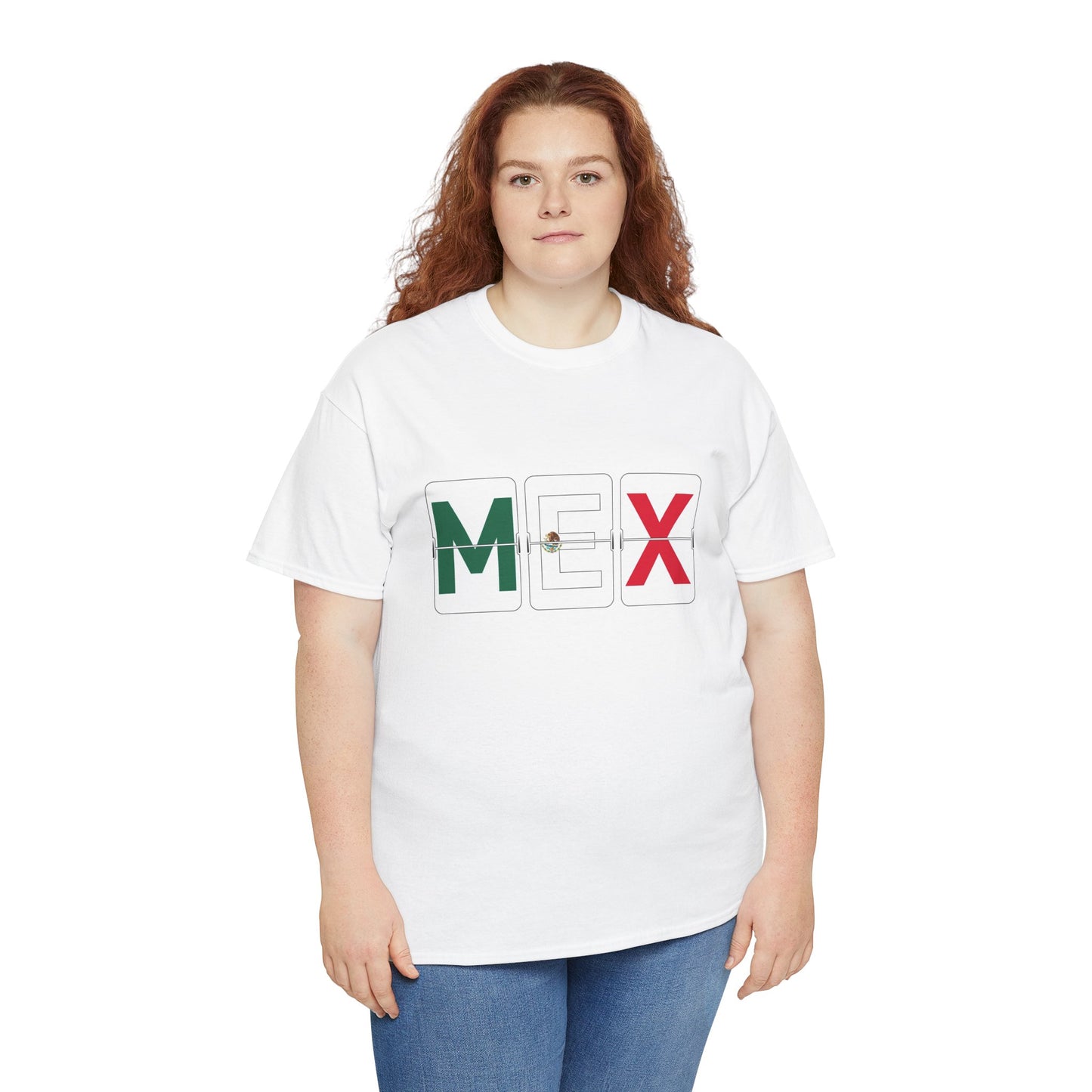 MEX Letters Code Unisex Heavy Cotton Tee